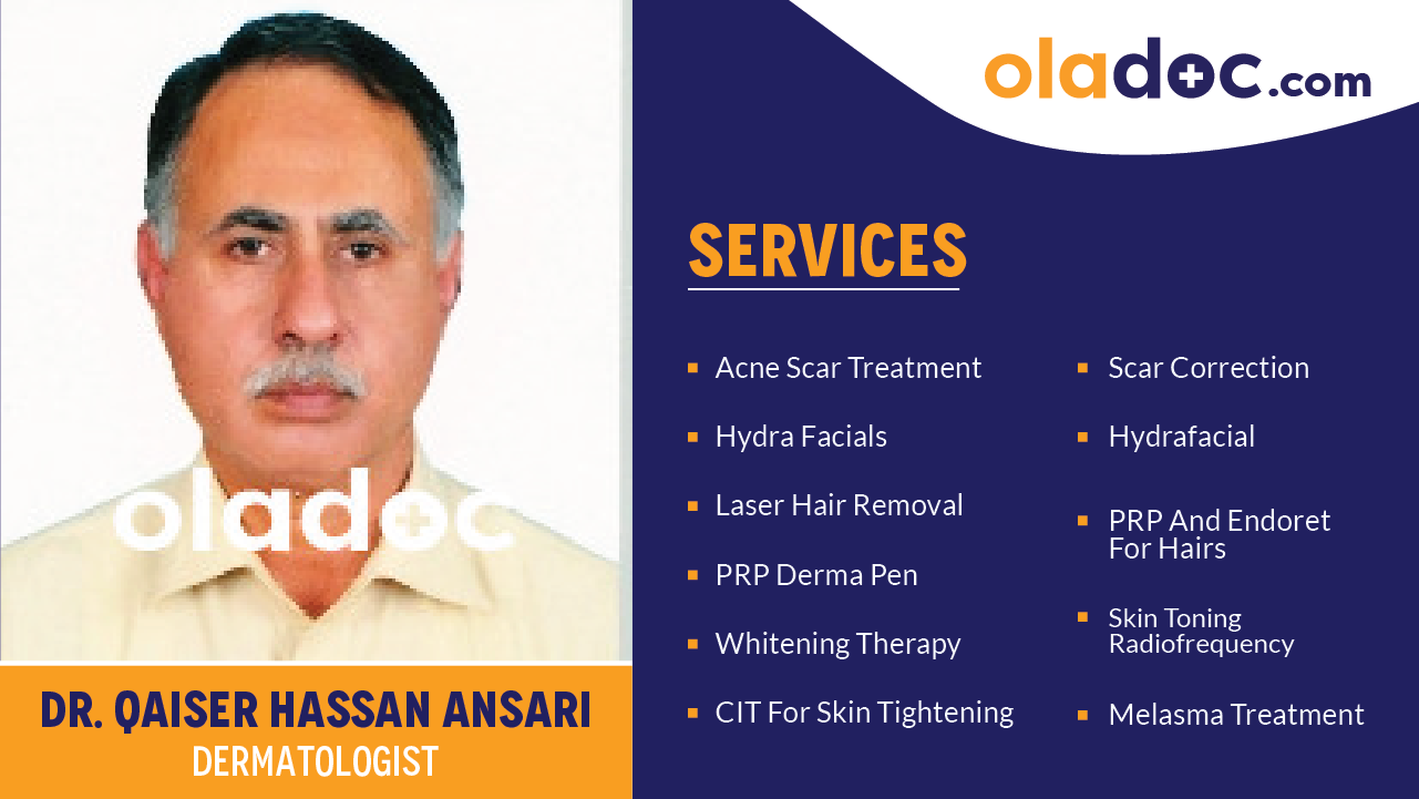 Services provided by Dr.Qaiser Hassan Ansari
